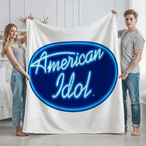 Heat Transfer Blanket American Idol Printed thin quilt Perfect Gift for Family Loved Ones