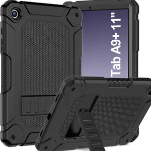 for Samsung Galaxy Tab A11+ Plus 11 Inch 2026/ A9+ Plus 2023, Shockproof Rugged Protective Case Cover with Kickstand