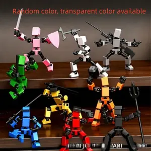 13 Joint Articulated Robot Toy, 3D Printed DIY Magnetic Robot, Stress Relief Toy, Creative Gift for All Ages, Handmade Model, Movable Robot, Robot Building Model