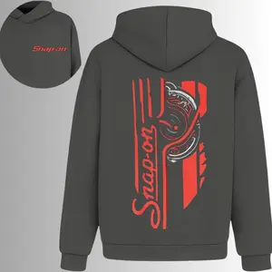 Snap-on Turbocharger Mechanic Hoodie, 2 Sides, Auto Technician Speed Lines Snap-on Pullover