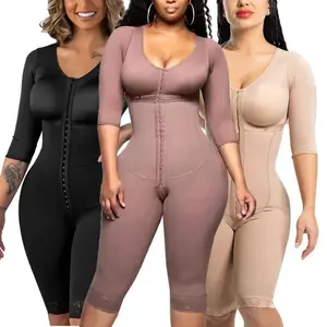 FullBodyShapewearHighCompressionBodysuitPost-SurgeryPostpartumFatReductionArmShapingWaistFatReductionShapewearSeamlessSoft Womenswear Basic