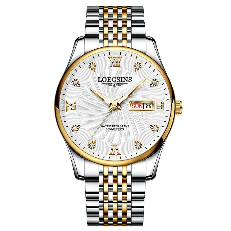 LOEGSINS Men’s Business Watch 2026 Flagship New Model – Luxurious High‑End Automatic Mechanical Watch with Luminous Display and Waterproof Function