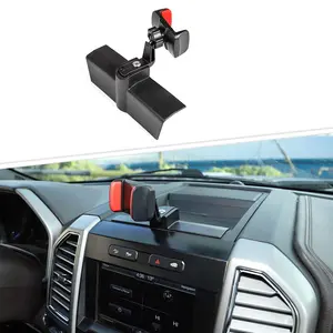 360-Degree Cell Phone Car Mount, ABS+Metal Smartphone Holder for Ford F150 2015-2020 Car Interior Accessory, Car Mount Smartphone Car Gadgets