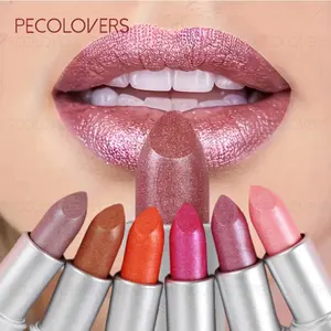 1PC Moisturizing Shimmer Lipstick, Soft Texture, Non-stick Cups, Silky, Suitable for Any Place, Halloween/Christmas Gift