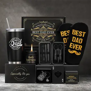 Honxicur Dad Gifts Father Birthday Gift from Daughter Son Father Birthday Gift Ideas for Dads Presents Basket Daddy Fathers Day with 20 OZ Insulated Tumbler...