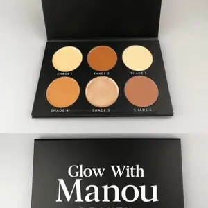 Manou Glow With Contour Palette - 6 Shades for Perfect Contouring and Highlighting