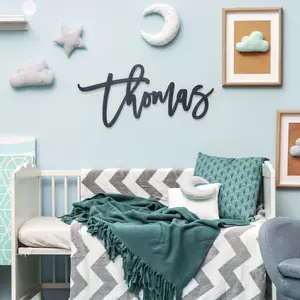 Personalized Wooden Name Sign, Custom Name Wall Decor, Home Decoration