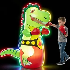 Inflatable Dinosaur Punching Bag for Kids with LED Light and Remote Control2026