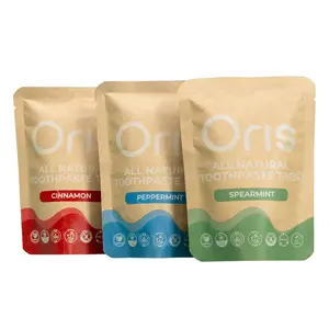 Oris Natural Toothpaste Tablets – Fluoride-Free, Travel-Friendly, Sustainable Oral Care with Nano-Hydroxyapatite for All Ages