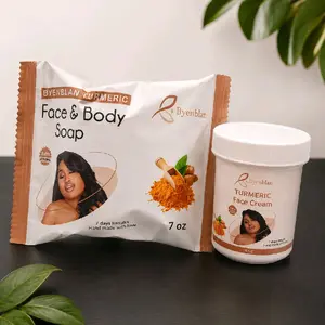 Byenblan Turmeric Face Cream 4oz, Soap Face & Body 7 oz