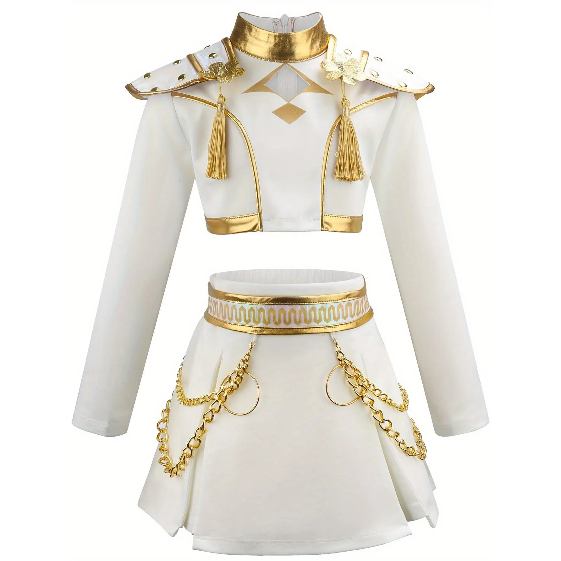 Girls' Elastic Waist Dance Costume Skirt, Party Costume for Halloween Cosplay, Ideal Birthday Gift  Gifts  Gifts