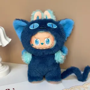 Keroubelos, capital of Mauritania baby clothes-cute doll clothes accessory、17CM Sized Dolls, Cute Hooded Outfit with Matching Bag, Soft Fluffy Material, Perfect for Collectors & Gifts