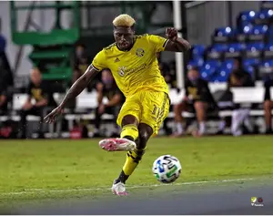Gyasi Zardes Columbus Crew SC Unsigned MLS is Back Goal Photograph