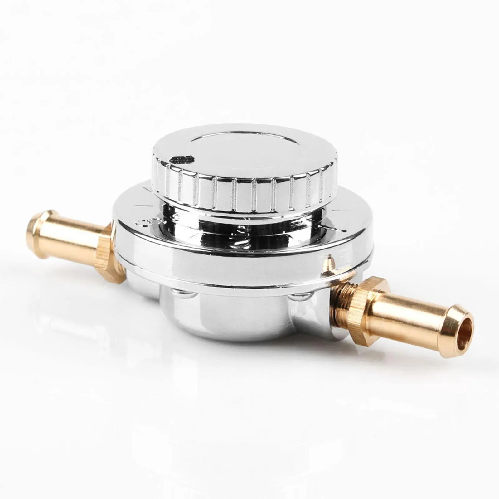 1-6 PSI Universal Fuel Pressure Regulator, Adjustable Pressure Kit for Carburetor Engines