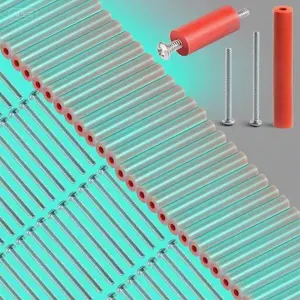 Electrical Switch Spacers Kit - 50 Pack Outlet Box Extenders - Adjustable Receptacle Spacers - 14 Tubes and 36 Screws Included - Easy Installation for Wall Plates