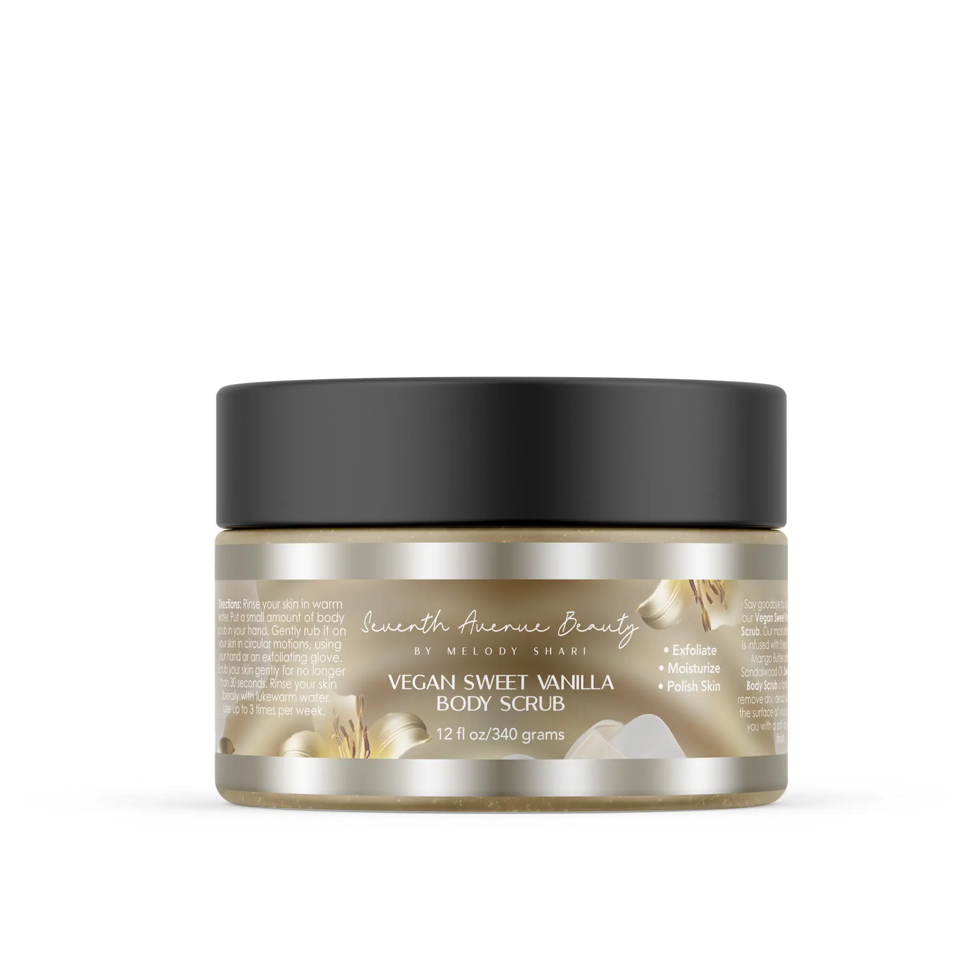 Vegan Sugar Body Scrub Collection: Choose one or get them all! Hydrating Exfoliant