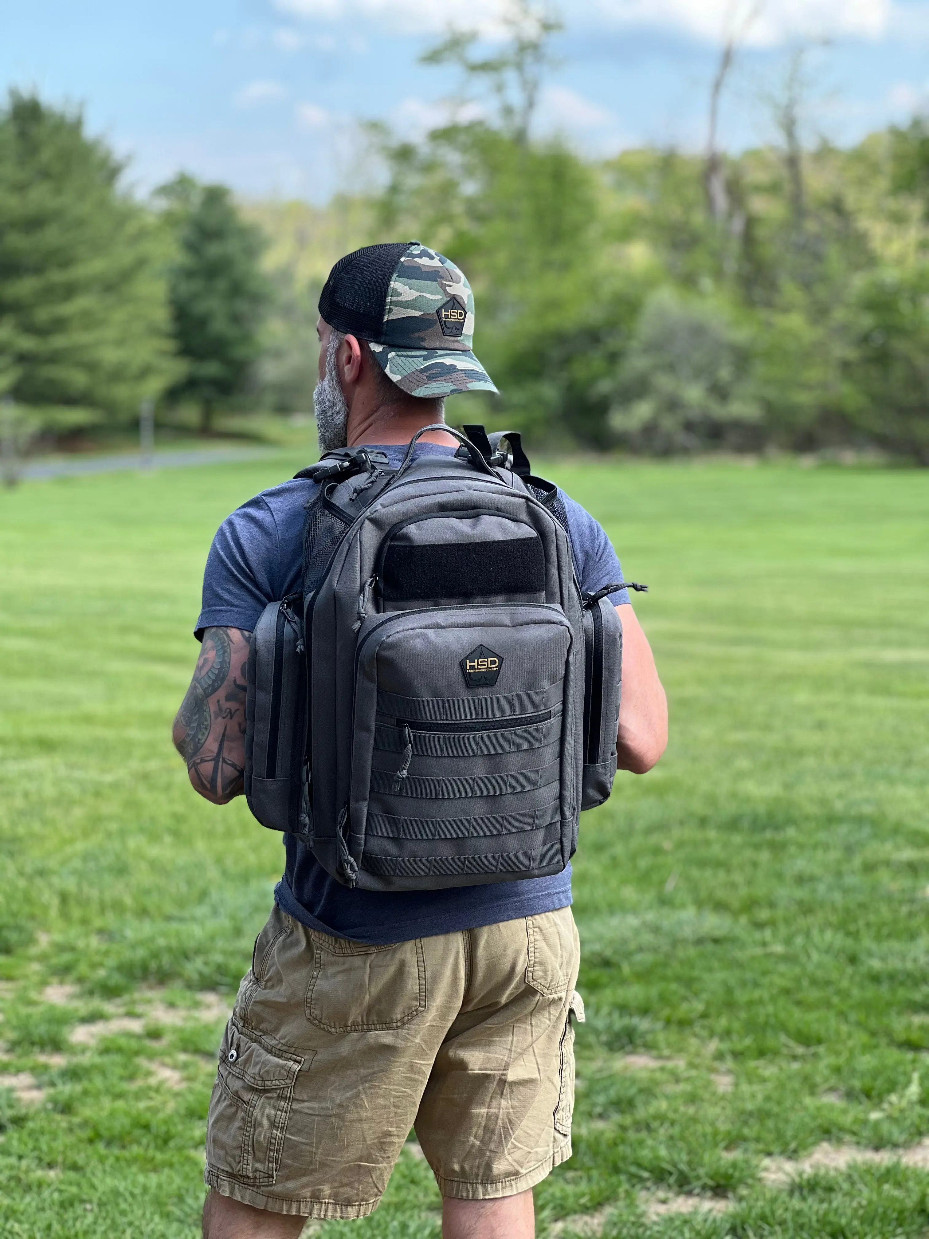 Diaper Bag Backpack for Dad and Mom with Changing Mat, Insulated Pockets, and Stroller Straps, Tactical Military