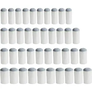 40 count Slip On Pool Cue Tips Replacement Billiard Cue Tips 4 Sizes Slip-On Cue Tip(9mm/10mm/12mm/13mm, each size 10 count)