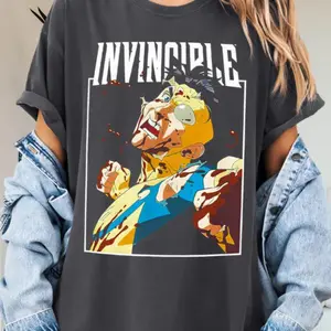 Invincible Mark Superhero Graphic Tee, Limited Edition Invincible Sweatshirt, Comic Fan Hoodie, Hero Costume Gift