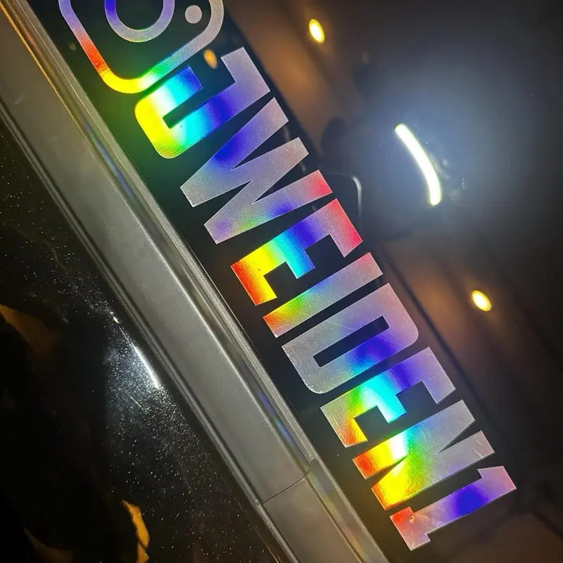 Custom Instagram Name Stickers - 8" or 11" Sizes - Personalized Instagram Handle Decals Vinyl UV-Protected