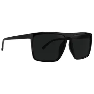 MAXJULI Black-Rimmed Chic Contemporary Dark-Lensed Polarised Men's Sunglasses, Unisex Lightweight TR90 Full Rim Tac Frames, UV400 Protection Polarized Lenses, Style 8142, Black-Rimmed Men's Sunglasses, Chic Men's Sunglasses