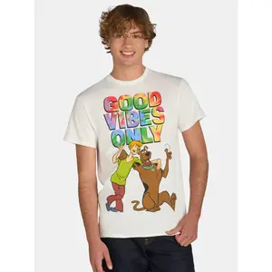 Scooby-Doo Men's & Big Men's Graphic Print Tee with Short Sleeves