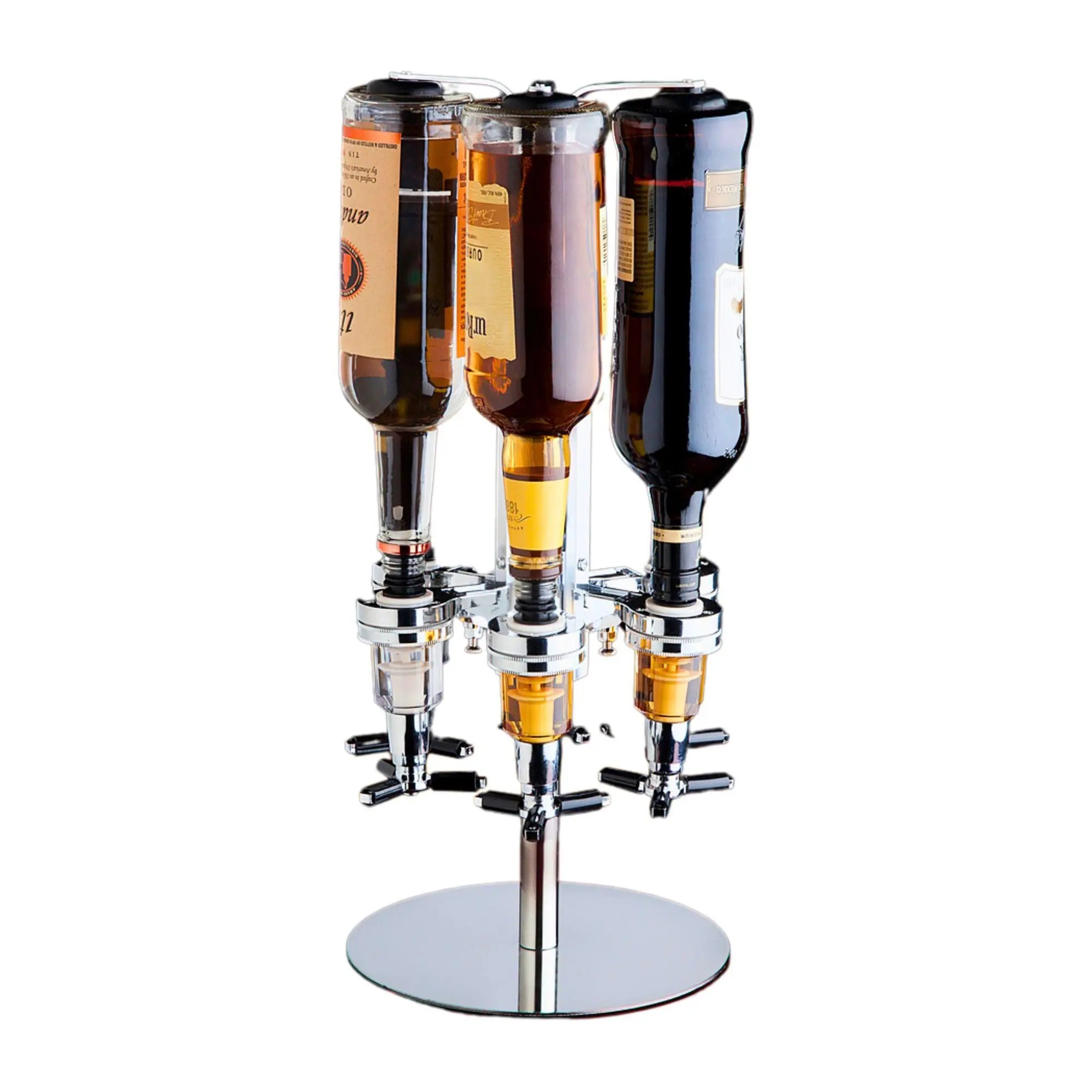 Godinger Barback Rotating 6 Bottle Liquor Dispenser