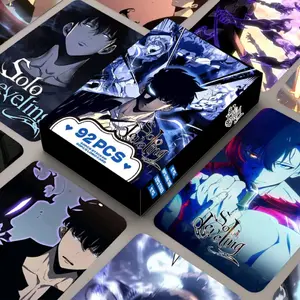 Anime Solo Leveling Sung Jinwoo Cards - 92 Pieces, Unique Design, Support for the Anime Series, High-Quality Materials