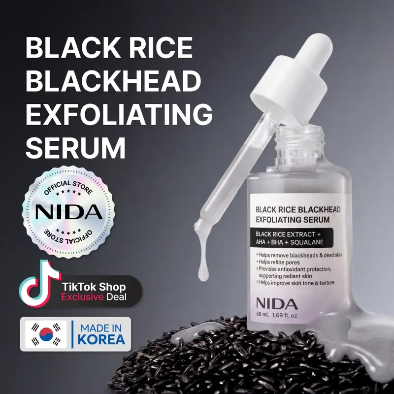 NIDA Black Rice Blackhead Exfoliating Serum