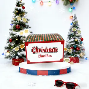 Haolota Christmas Blind box Sunglasses 2PCS for Men Women UV400 Style Daily And Functionality Fashionable Eyewear Trendy Shades