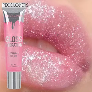 1PC Glossy Eyeshadow& Radiant Lip Gloss, Moisturizing, Hydrating, Glitter, Long Lasting Gloss Lip Oil Eye&Lips Makeup
