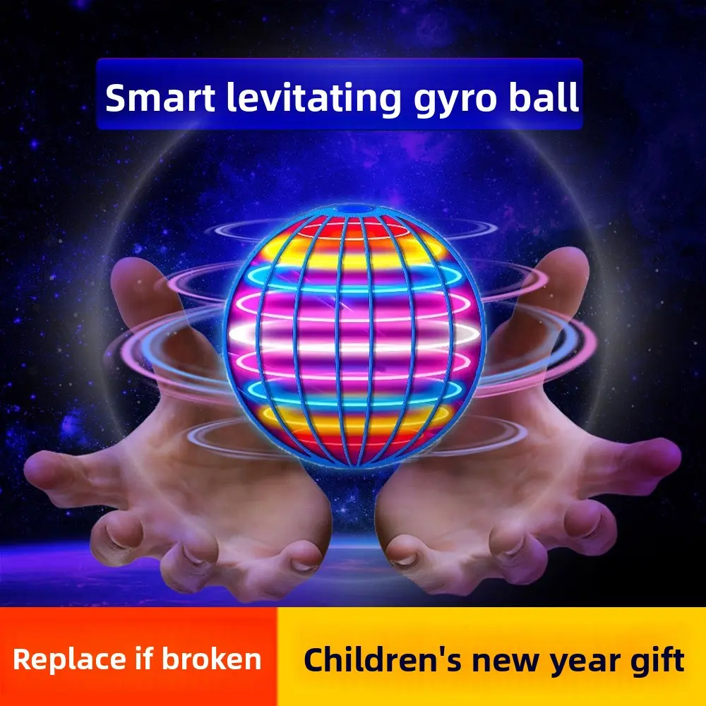 Sensing Flying Orb Ball UFO Magic Children's Toy - Glowing, Rechargeable Festive Decoration & Party Supply