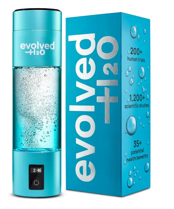 Certified Hydrogen Water Bottle Generator I 6200 PPB Portable Ionizer I SPE PEM Electrolysis I Rechargeable I BPA-Free I Aussie Owned I Enhance Hydration & Wellness I 270ml/9.13oz