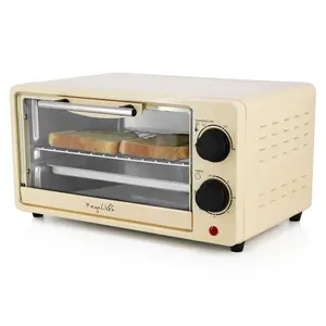 MegaChef MCOV-1200CR MegaChef 9.5 Quart Electric Counter Top Toaster Oven in Cream