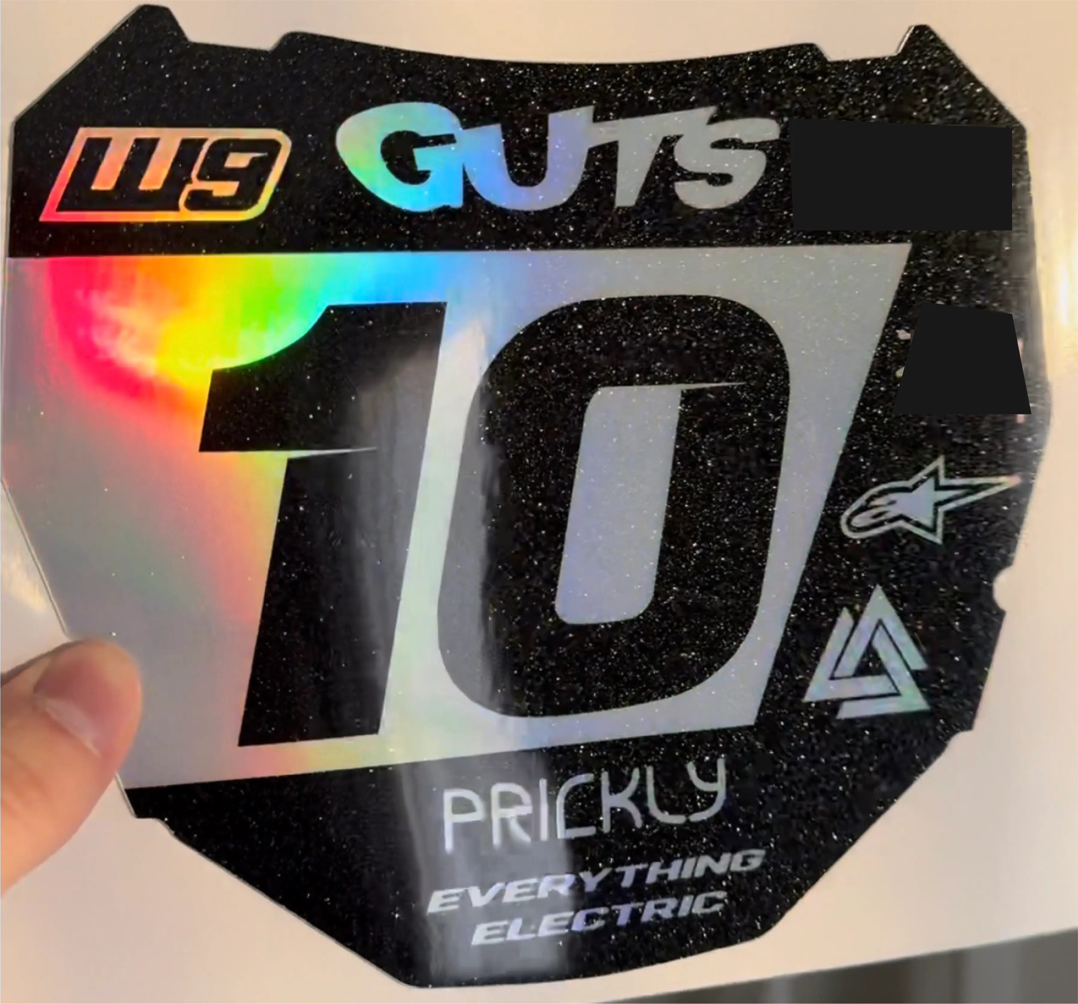 Front Number ODI Decal Front Number ODI Decal