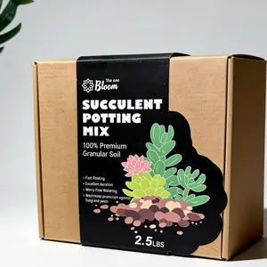 Viral Premium Succulent & Cactus Soil Mix | Fast-Draining Potting Soil for Healthy Roots, Indoor Plants & Easy Care