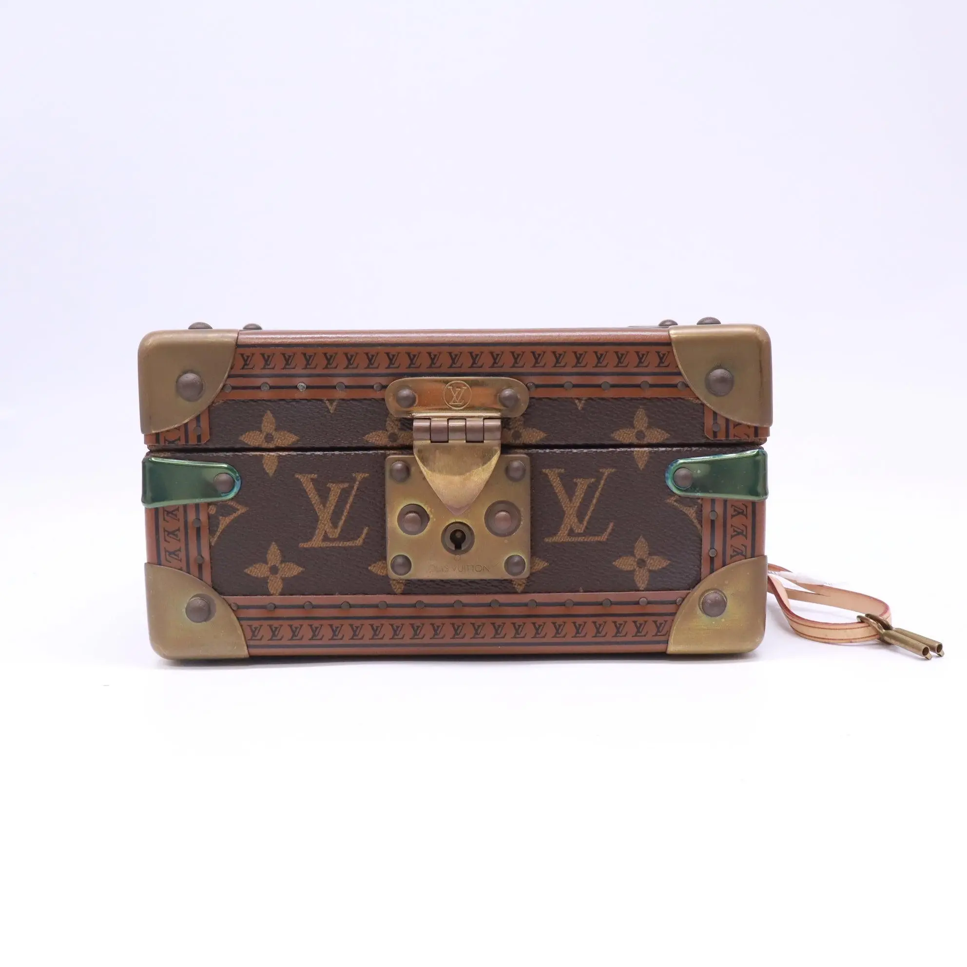 Pre-owned Louis Vuitton canvas Luggage Coffret Tresor 20 Twins LDZ705