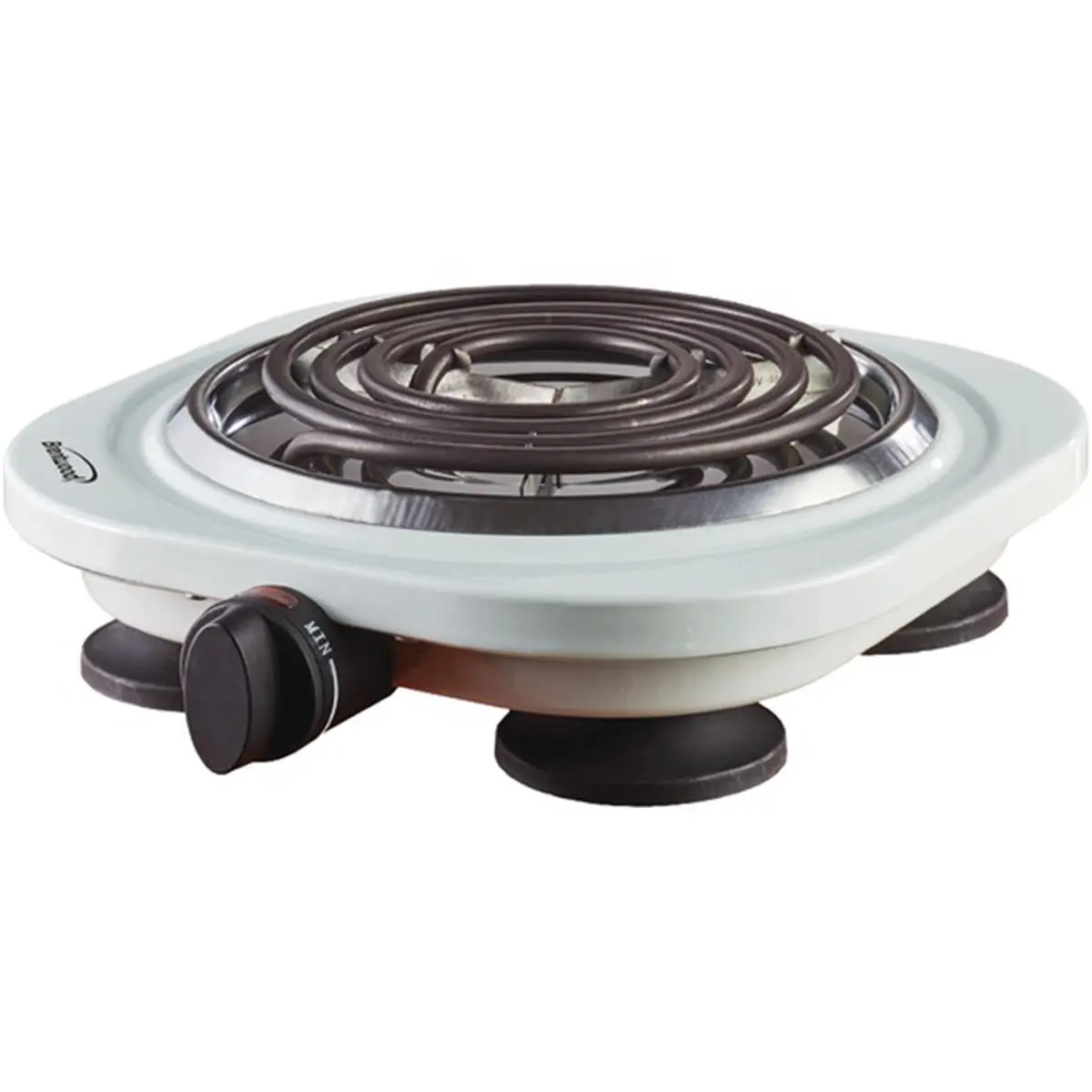 Brentwood TS-321W Electric 1000 watt Single Burner, White