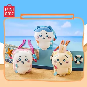 MINISO Chiikawa Summer Collection – Plush Phone Grip, Crossbody Charm & Clip, Adorable Stuffed Accessory | Cute Functional Phone Gear for Women & Trendy Outfits