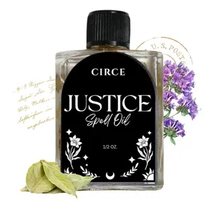 Justice Spell Oil | Anointing Incense Oil for Divine Protection, Truth, & Justice 7 Archangels