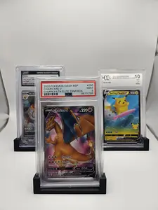 10 Pack Slab Stand Fits PSA, CGC & BCCG Slabs - Graded Card Holders – 3D-Printed Display for Trading Cards & Sports Cards