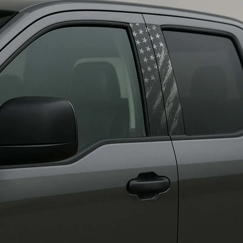 12"x21.5" Gloss Finish B-Pillar Accent Stripe Decal Set, Vinyl Stickers for Vehicle B-Pillars, Gloss Printed & Laminated, Easy Install, Easy Removal, Customization for Car Styling, Modern Design to Enhance Your Car's Look Effortlessly