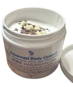 Diva Stuff Advanced Body Quench Lavender Marshmallow Scent, With Beef Tallow, Hyaluronic Acid, Shea Butter, Deep Hydration, Plumps, Smooths and Hydrates