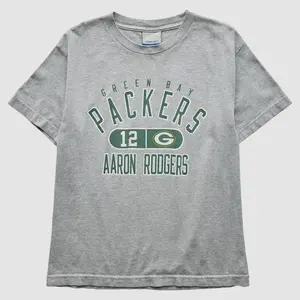 Green Bay Packers Reebok 2000s T-Shirt - Gray - XS