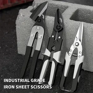 1 piece multifunctional professional industrial scissors, stainless steel scissors and metal scissors for cutting metal plates and PVC pipes
