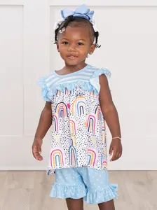 Rainbow Polka Dotted Outfit