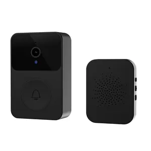 D9 Home Visual Doorbell with Anti-Theft Camera HD Video Voice Intercom Punch-Free Smart Doorbell LED Lights for Interior Safety and Privacy cameras for home
