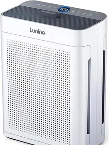 K2 Air Purifiers for Home Large Room up to 3000sq.ft, LUNINO HEPA Double-Sided Air Purifier with Washable Filter, PM 2.5 Display Air Quality Sensors, Air Cleaner for Pets Hair, Odor, Dust, Smoke, Pollen
