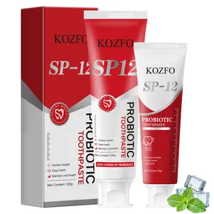 Bad Breath? Yellow Teeth? Try KOZFO SP12 Probiotic Toothpaste — 4 Powerful Probiotics for Fresh Breath & Healthy Smile