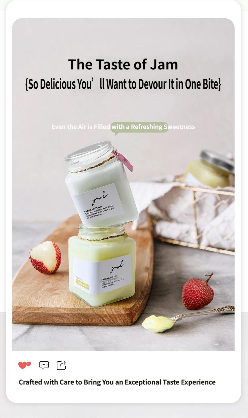 Gourmand Fragrance Fresh Delicate Fruit Scented Balm Aromatherapy Diffuser Essential Oil Space Fragrance Air Deodorizer Long Lasting Scent Creative Gift